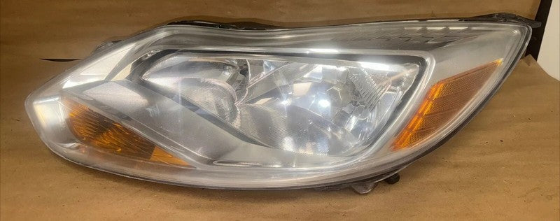 2012-2014 Ford Focus LH Driver Headlight Chrome Halogen OEM
