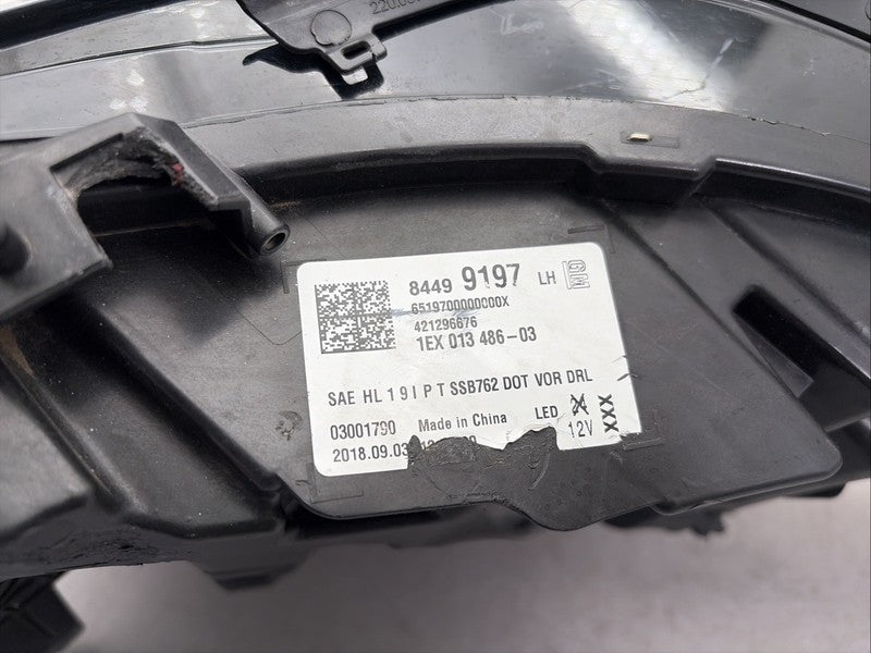 2019-2021 Cadillac CT6 Left Driver OEM LED Headlight