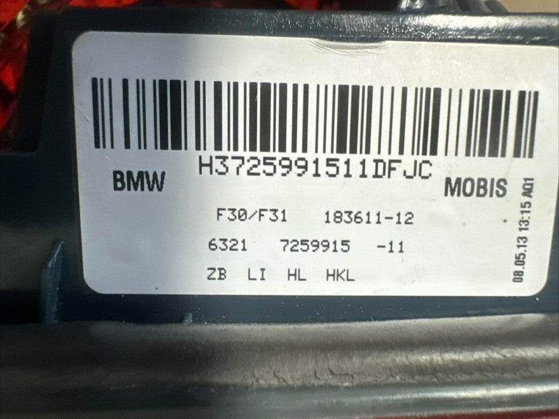 2012-2015 BMW 3 Series Tail Light Inner Left Driver LH OEM