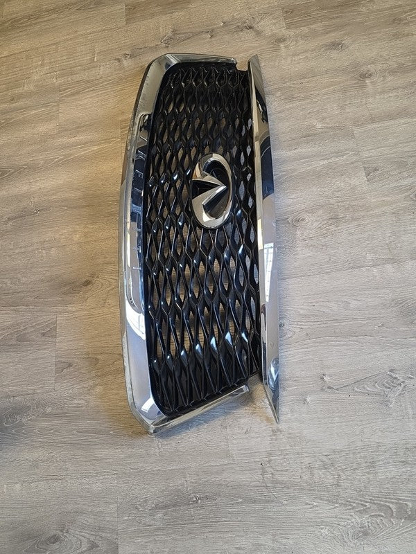 2022-2023 INFINITI QX60 Front Grill Chrome Without Camera