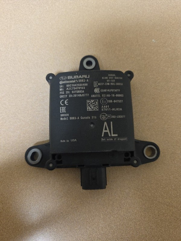 2018-2023 Subaru Outback Legacy Right Blind Spot Sensor 87611-AL02A