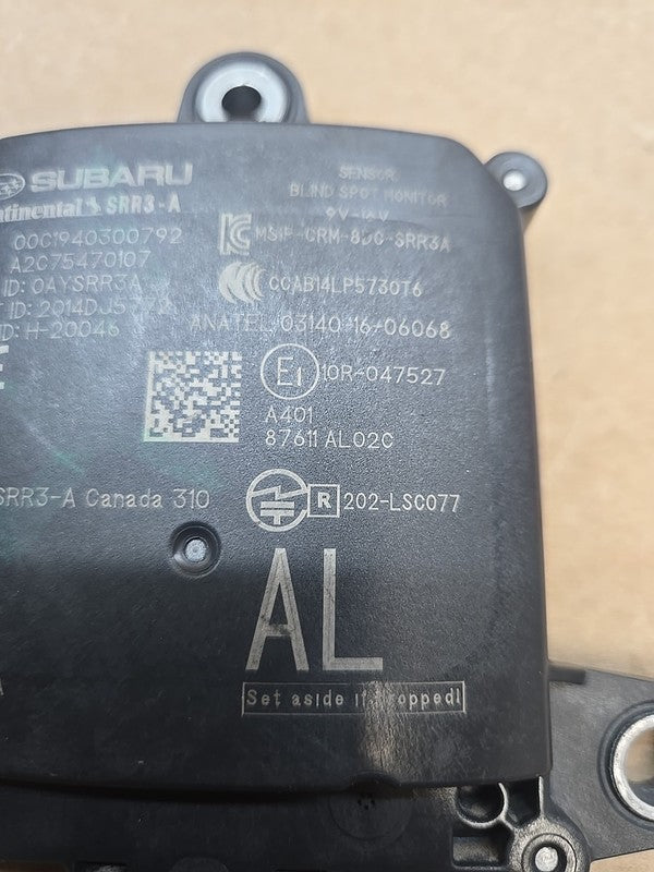 Subaru Outback 2019 Blind Spot Sensor Module - Right