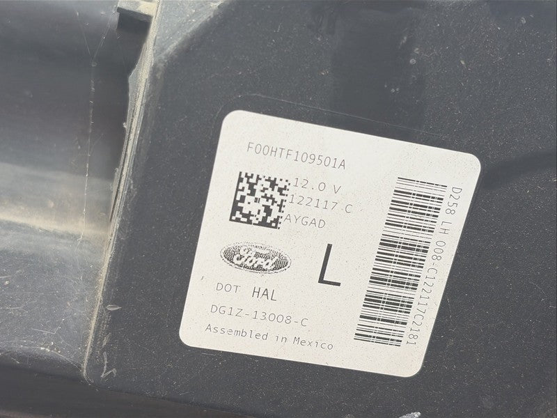 2013-2019 Ford Taurus Left Driver Headlight Halogen OEM