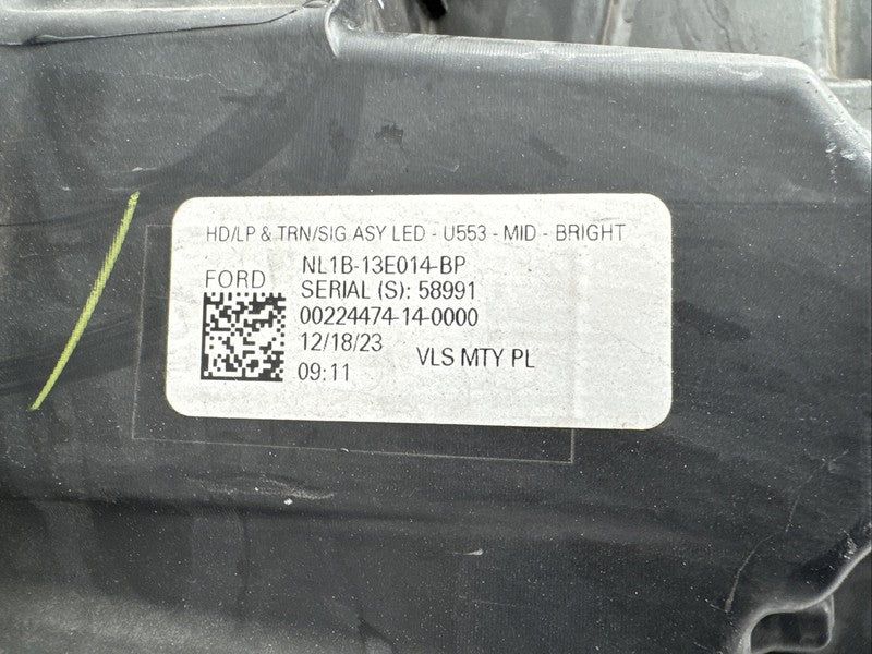 2022-2024 Ford Expedition Right Passenger Full LED Headlight OEM
