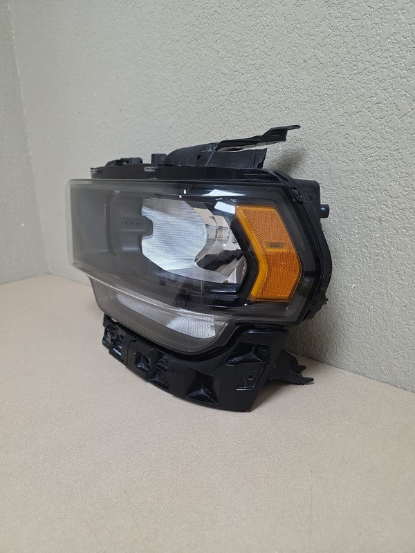 2019-2024 Dodge Ram 2500 3500 Left Headlight OEM Halogen Black Bezel