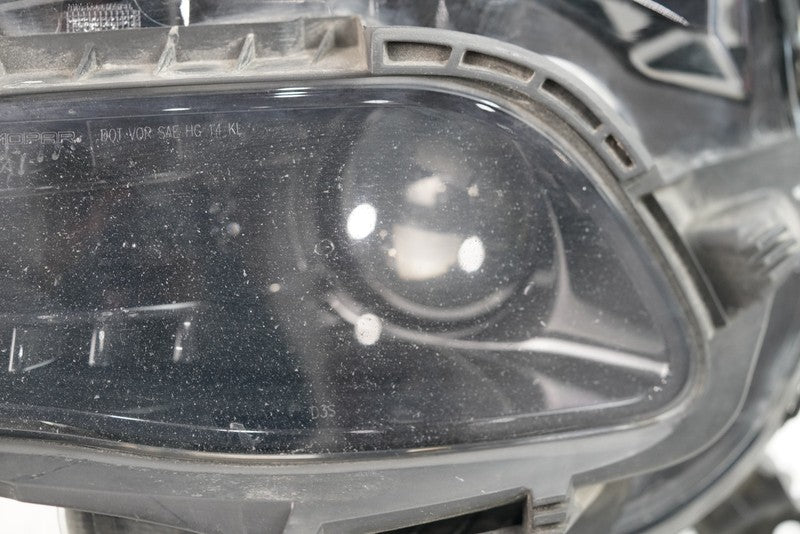 2014-2018 Jeep Cherokee LH Driver Side Xenon Black Headlight OEM