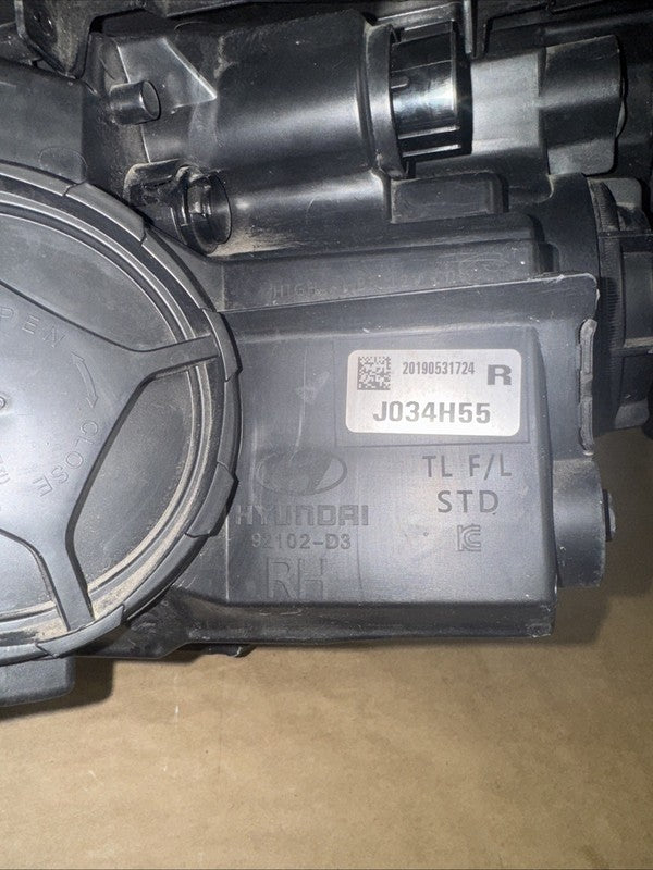 2019-2021 Hyundai Tucson Right Headlight Halogen/LED OEM