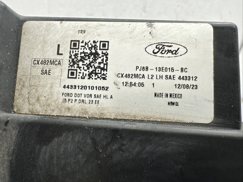 2023-2025 Ford Escape Left Headlight OEM LED PJ6B-13E016-BC