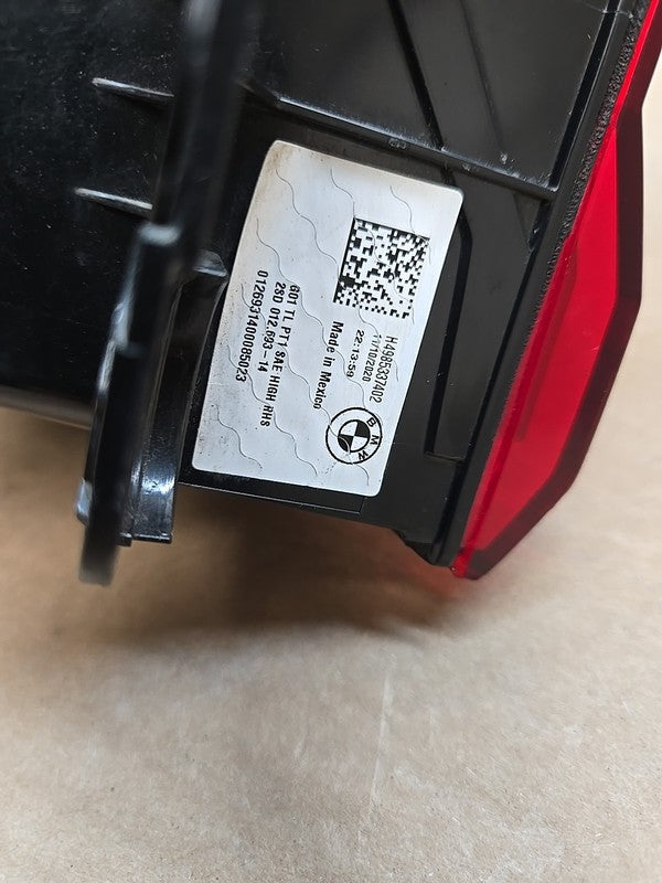 2018-2021 BMW X3 G01 X3M F97 Right Rear Outer LED Tail Light OEM