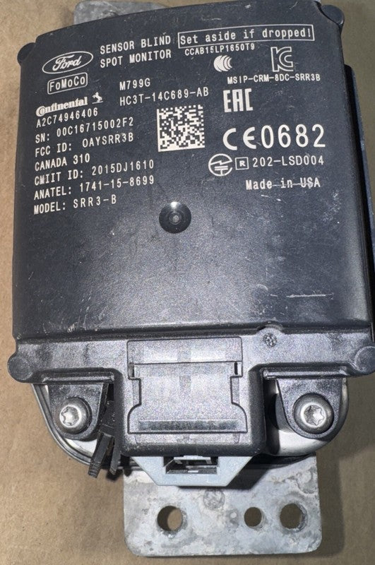 2017-2018 Ford F-150 LH Driver Blind Spot Sensor Module OEM HC3T-14C68