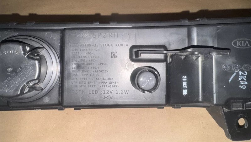 20-22 Kia Seltos Right LED DRL Fog Light OEM