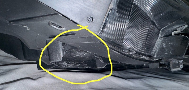 2015-2017 Hyundai Sonata Headlight RIGHT Halogen OEM 92102-C2000