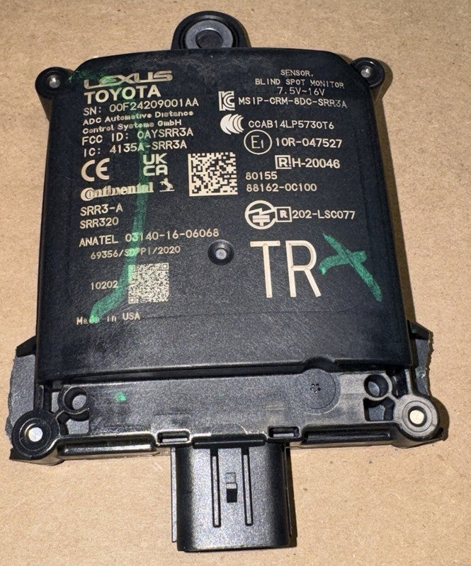 2017-2018 Subaru Impreza Blind Spot Radar Monitor Sensor Control Modul