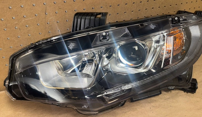 2016-2020 Honda Civic Headlight Left Driver Side Halogen CAPA