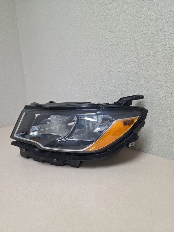 2017-2021 Jeep Compass Left Driver Side Headlight OEM Halogen Chrome