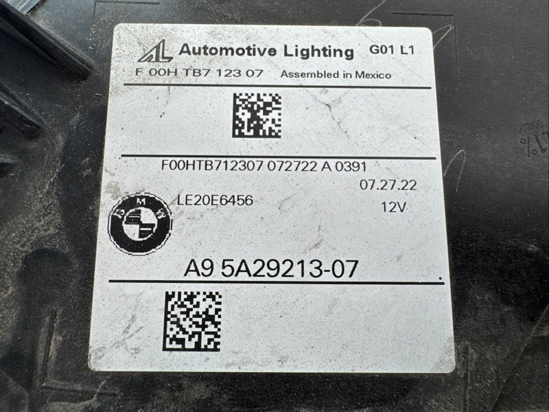 2022-2024 BMW X3 X4 Left Driver Headlight OEM LED A9 5A29213-07