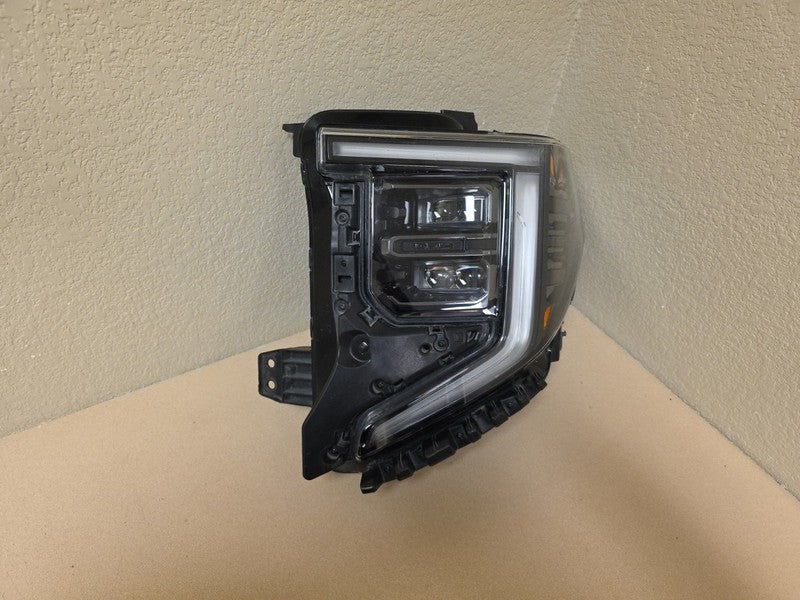 2022-2024 GMC Sierra 1500 LED Headlight Left LH OEM Black Trim