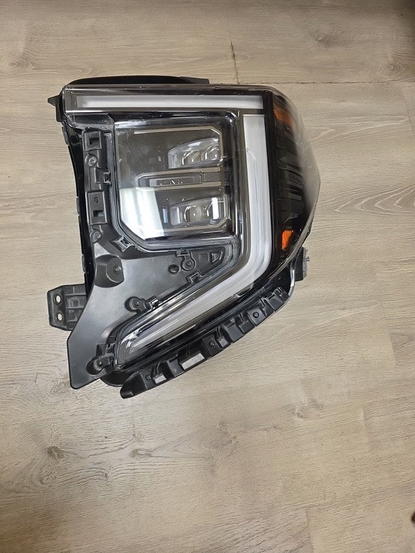 2022-2024 GMC Sierra 1500 LED Headlight Left LH OEM Black Trim