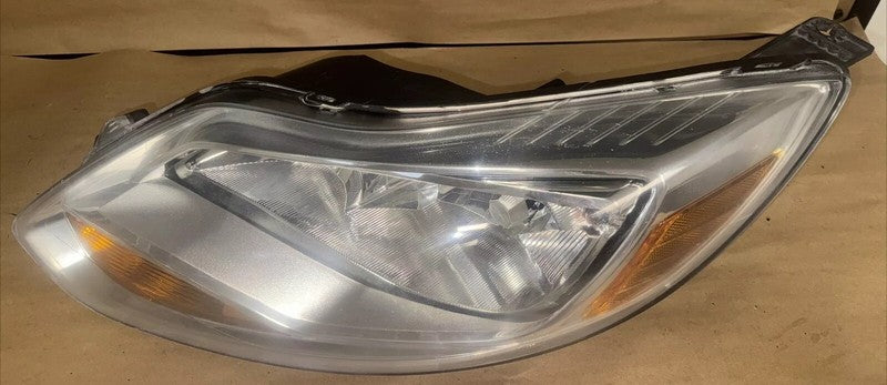 2012-2014 Ford Focus LH Driver Headlight Chrome Halogen OEM