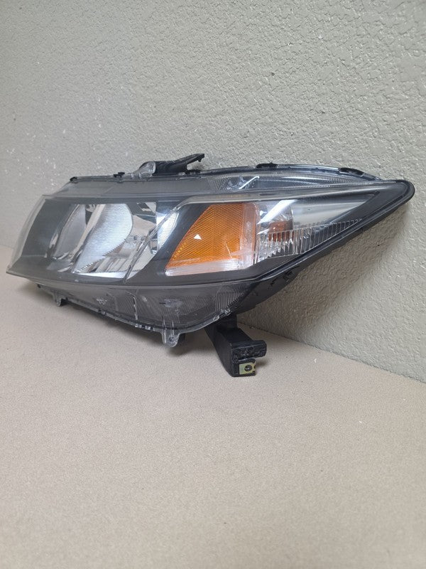 2012-2013 Honda Civic Left Driver Side Headlight Halogen OEM