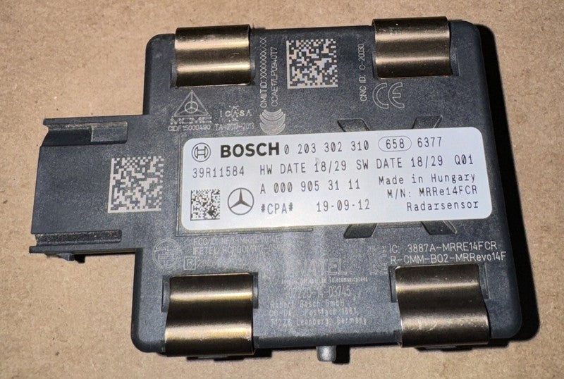 2017-2020 Mercedes-Benz Radar Sensor A0009053111 OEM