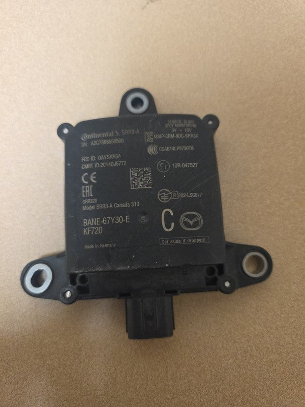 2017-2018 Mazda 3 Blind Spot Sensor BANE-67Y30-C, Left/Right