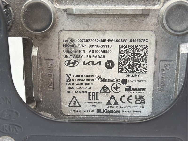 2020-2024 Kia Telluride Front Adaptive Cruise Control Sensor Radar OEM