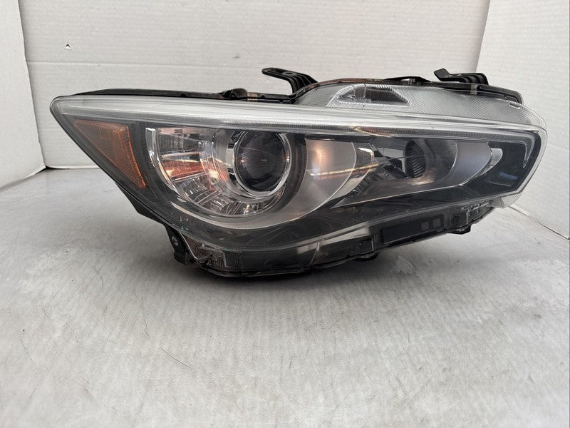 2014-2017 Infiniti Q50 Right Passenger Headlight OEM LED Non AFS
