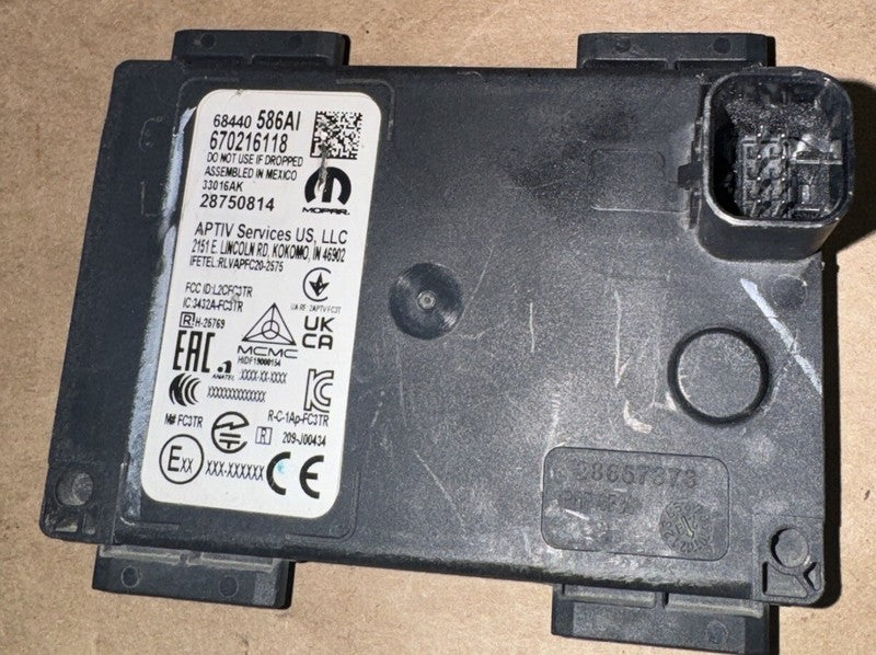2021-2023 Jeep Grand Cherokee Radar Sensor Module - Right Side OEM #68