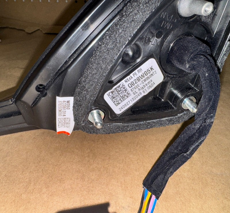 2022-2024 Hyundai Tucson Right Power Door Mirror Sage Grey 87620-CW030