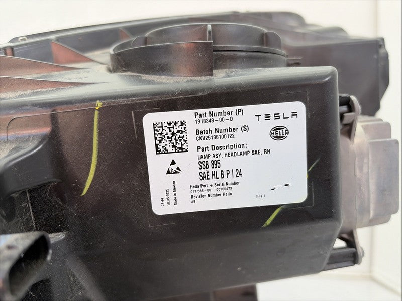 2025-2026 Tesla Model Y Right RH Passenger OEM LED Headlight Juniper