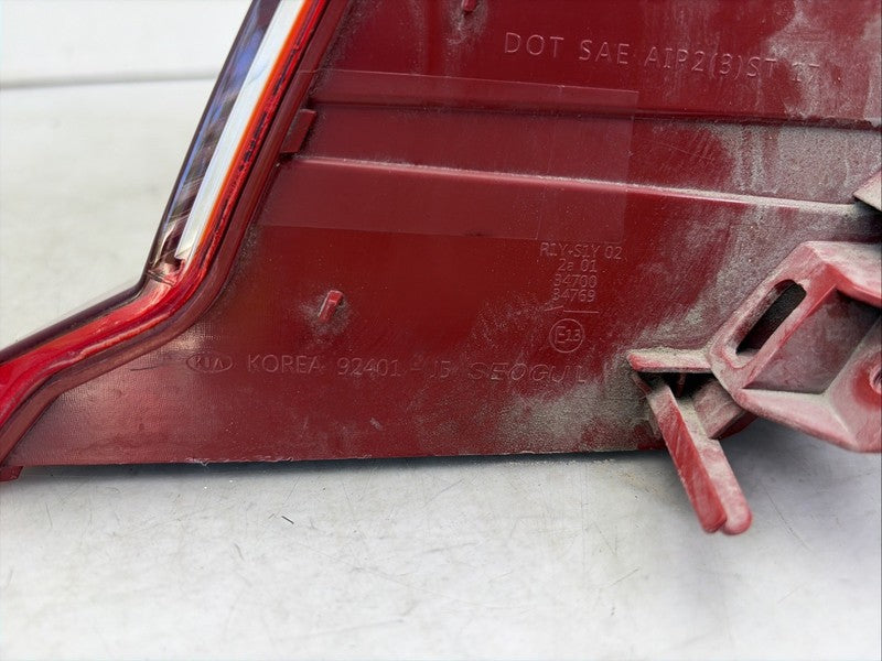 2018-2021 Kia Stinger Left Tail Light OEM LED 92401-J5