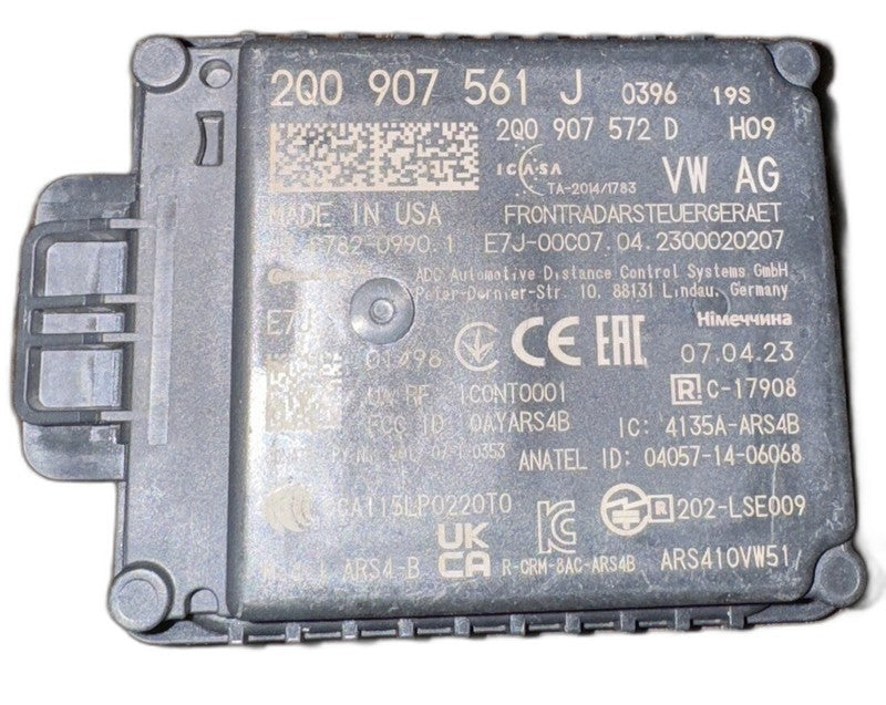 20-24 Audi Q3 Radar Sensor 2Q0907561J Front