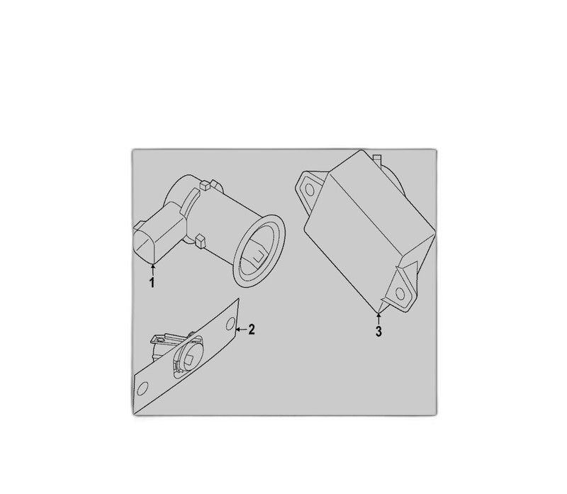 2022-2025 Frontier Blind Spot Sensor Right OEM 284K1-9BU1A