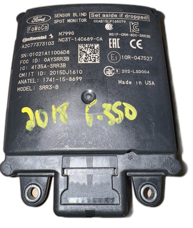20-22 Ford F250 F350 Blind Spot Sensor Radar RIGHT NC3T14C689CA OEM
