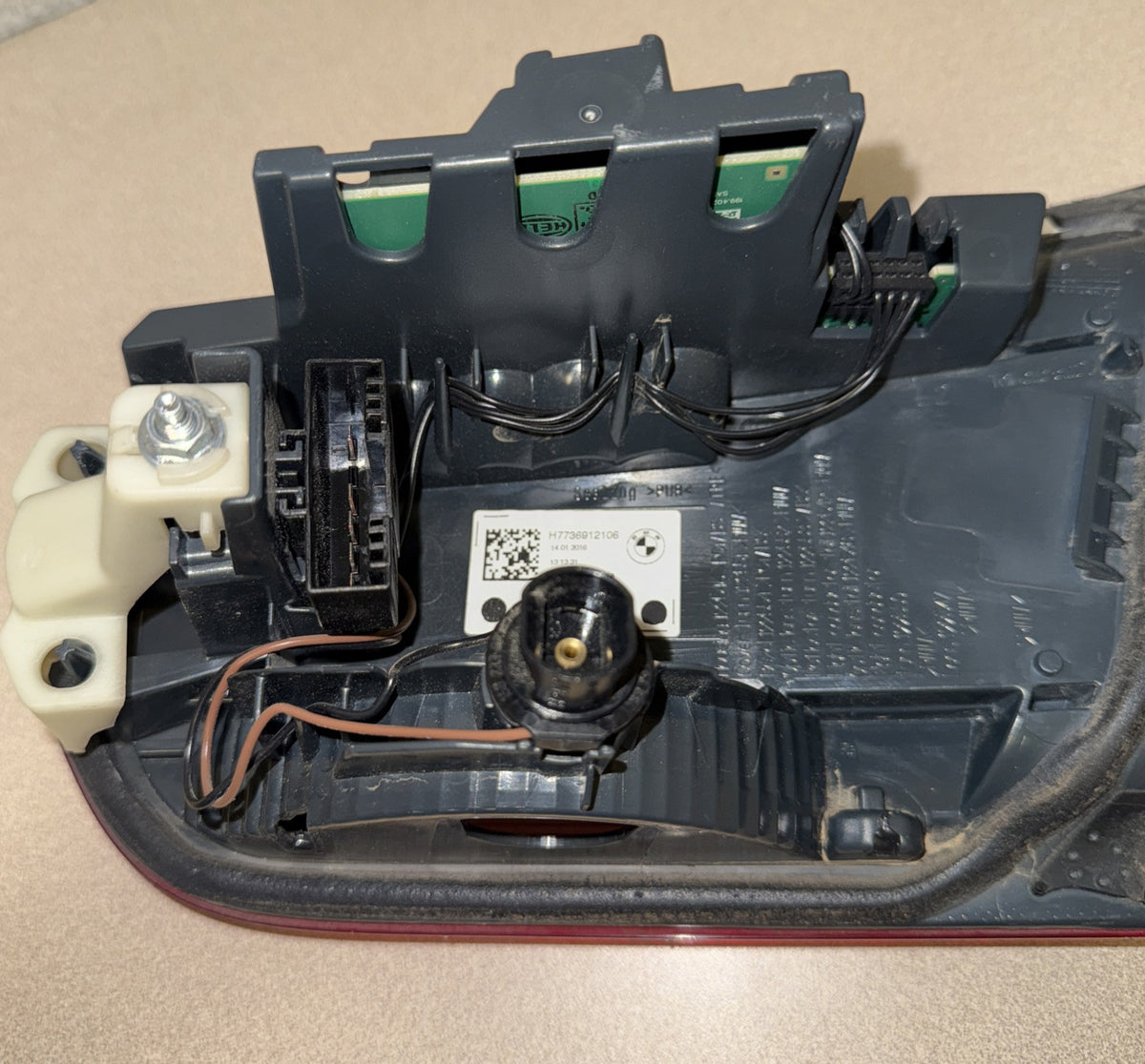 2016-2018 BMW 328i Left Inner Trunk Tail Light OEM