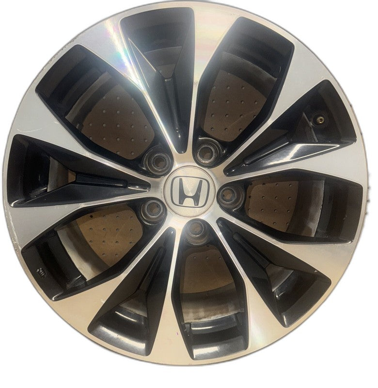 2012-2014 Honda Civic 17" Wheel Rim 17x7 Machined Black - OEM Design