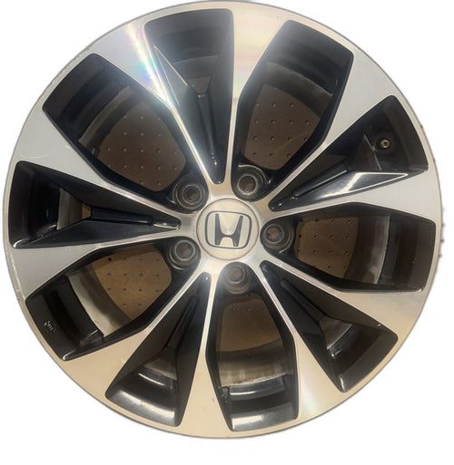 2012-2014 Honda Civic 17" Wheel Rim 17x7 Machined Black - OEM Design