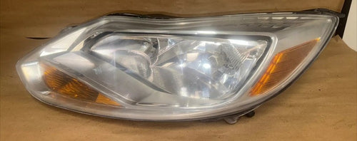 2012-2014 Ford Focus LH Driver Headlight Chrome Halogen OEM