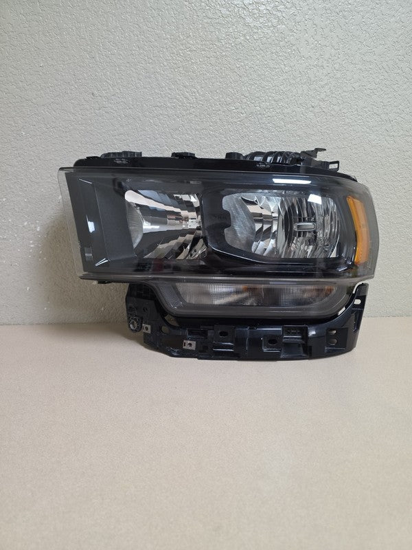 2019-2024 Dodge Ram 2500 3500 Left Headlight OEM Halogen Black Bezel