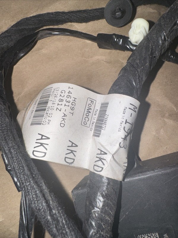 2017 Ford Fusion Front Left Driver Door Wiring Harness HG9T14631-AKD