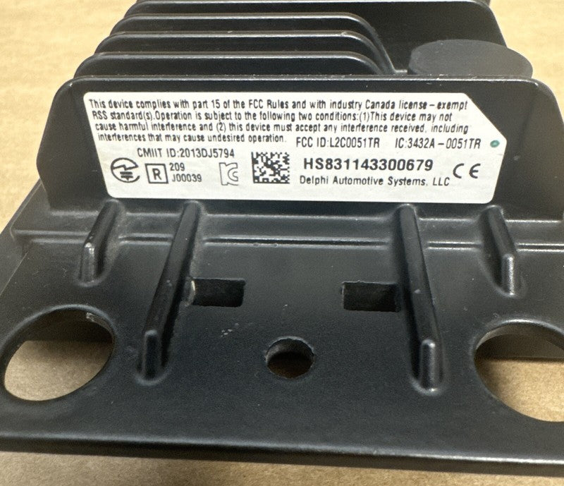 2015-17 Genesis G80 Front Radar Sensor OEM - [Side, if applicable]