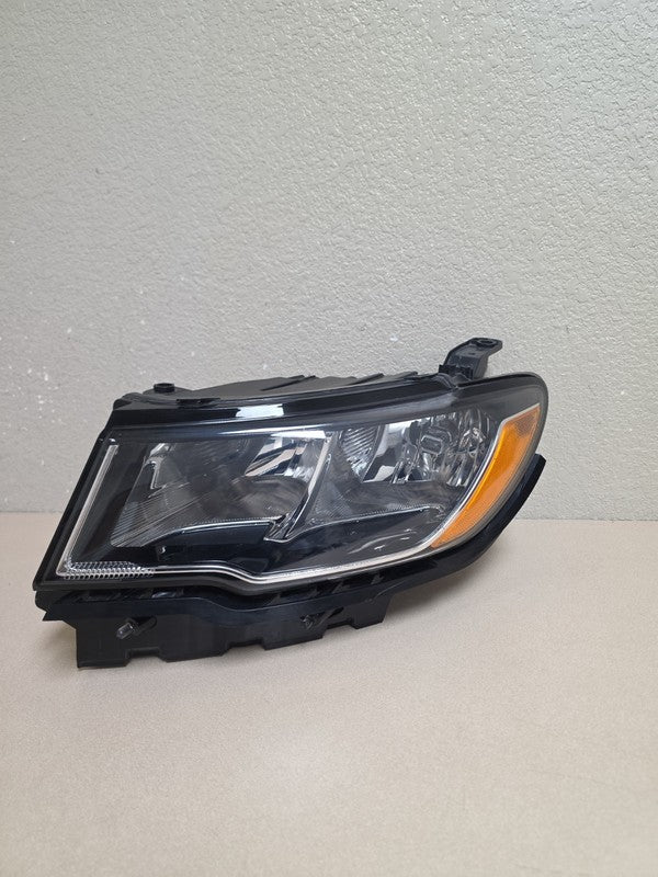 2017-2021 Jeep Compass Left Driver Side Headlight OEM Halogen Chrome