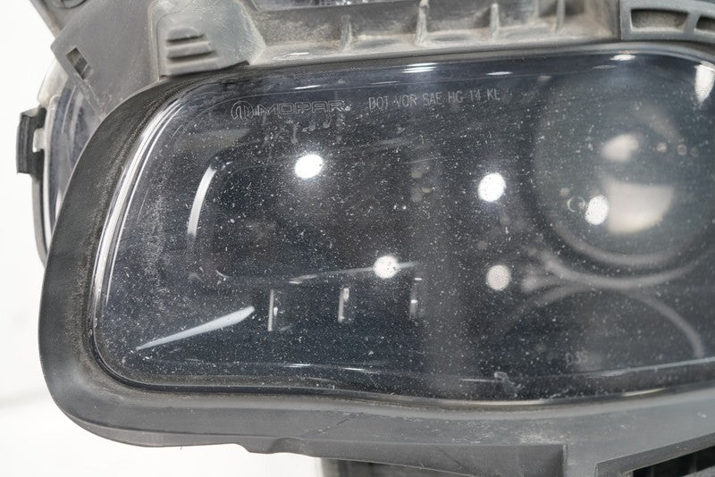 2014-2018 Jeep Cherokee LH Driver Side Xenon Black Headlight OEM