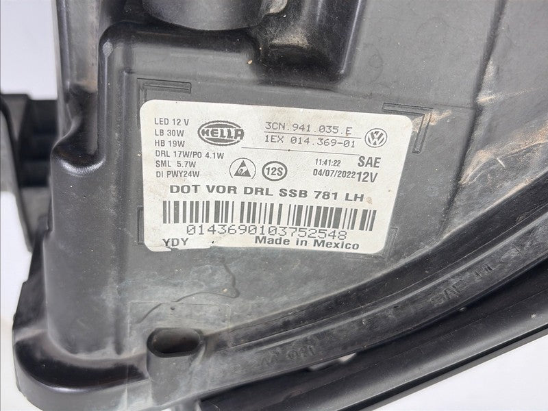 2020-2022 Volkswagen Atlas Cross Sport Left Driver Headlight OEM LED