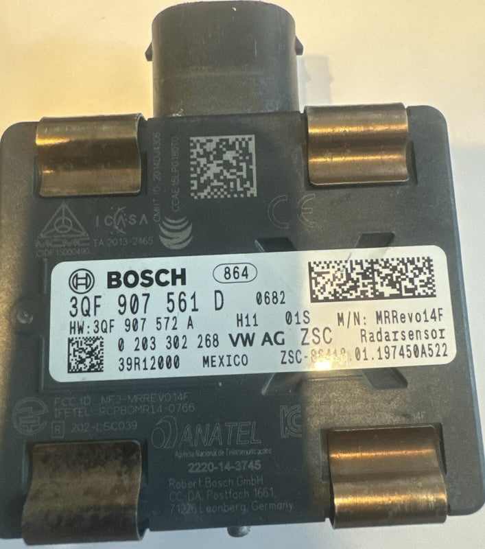 2019-20 VW Atlas Front Radar Distance Sensor 3QF907561D