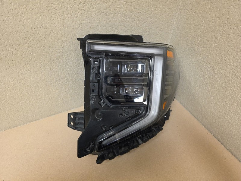 2022-2024 GMC Sierra 1500 LED Headlight Left LH OEM Black Trim