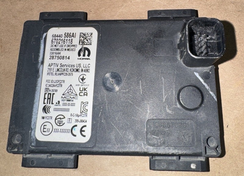 2021-2023 Jeep Grand Cherokee Radar Sensor Module - Right Side OEM #68
