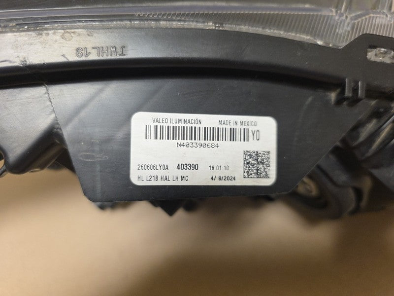 2023-2025 Nissan Sentra Headlight Halogen Black Left Driver Side
