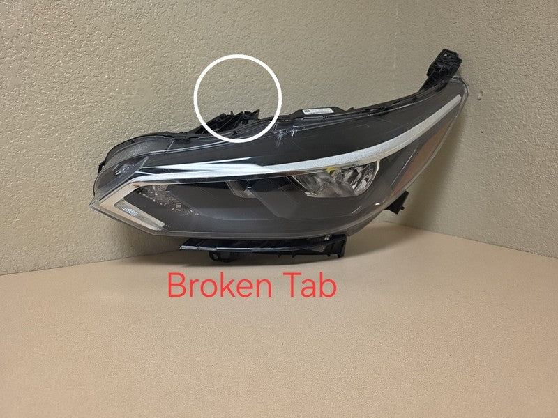 2023-2025 Nissan Sentra Headlight Halogen Black Left Driver Side